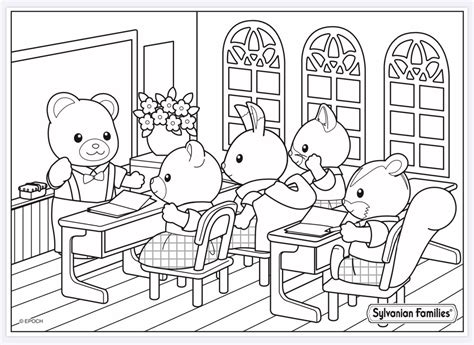 Download the coloring pages created from the winning now! Pin by Nicole Poh on Sylvanian Families coloring pages ...