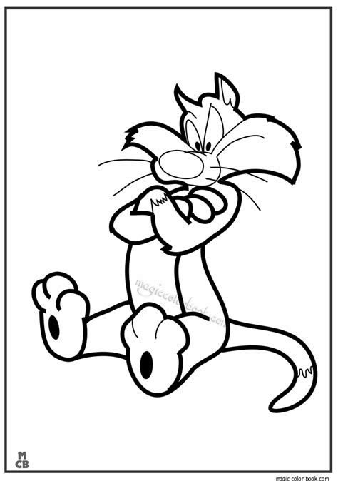 Baby coloring pages of tweety birds are shared by most of the adults and kids on christmas. Tweety Bird Sylvester Coloring Pages 11 - Coloring Home