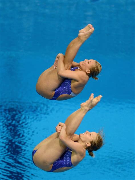 No acrobatic moves were allowed, only a simple straight dive off the platform. Funtastic: Synchronized Diving (Women) Olympic London 2012