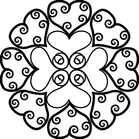 Jpg und pdf dateien zum downloaden und zum ausdrucken teil 1. Muttertag Mandala Herz & Ornament Ausmalen | BabyDuda ...