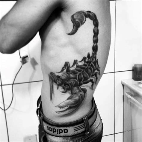 3d scorpion tattoos designs on chest ideas for boys. 40 3D Scorpion Tattoo Designs For Men - Stinger Ink Ideas