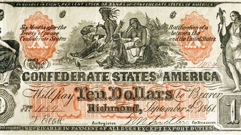 Some of these notes were produced with poor quality paper and ink and were subject to faster deterioration. Making Money: Currency in the Confederate States | Mental Floss