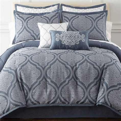 How big is a royal king size bed? Royal Velvet Mona 8-pc. Comforter Set | Comforter sets ...