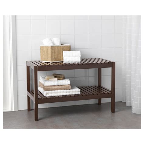 Shelf ikea molger for bathroom. Bankje Voor In Badkamer Beste Molger Bank Donkerbruin Ikea ...