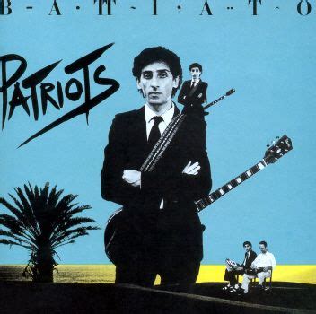 Au début des années 1970, il se consacre à la. Franco Battiato, Patriots, record cover by Francesco ...