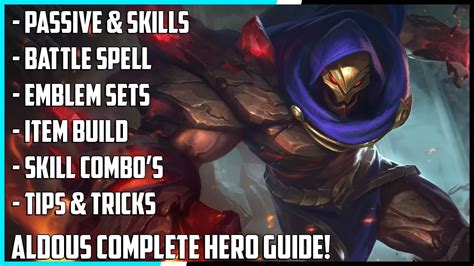 Most recent and updated meta tier list for mobile legends: ALDOUS COMPLETE HERO GUIDE! | SKILLS, COMBOS , BUILDS ...