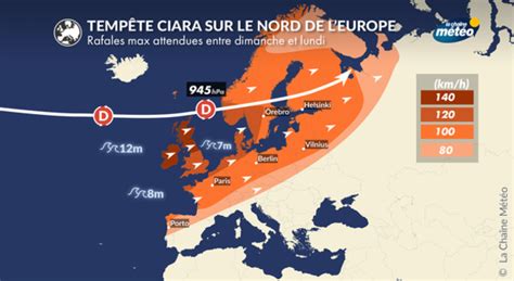 Les articles du journal et toute l'actualité en continu : Tempête Ciara : jusqu'à 190 km/h en Irlande et sur les ...