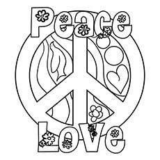 The peace sign coloring pages will not only be a thing to express inspiring statement or thoughts about peace. Top 25 Free Printable Peace Sign Coloring Pages Online ...