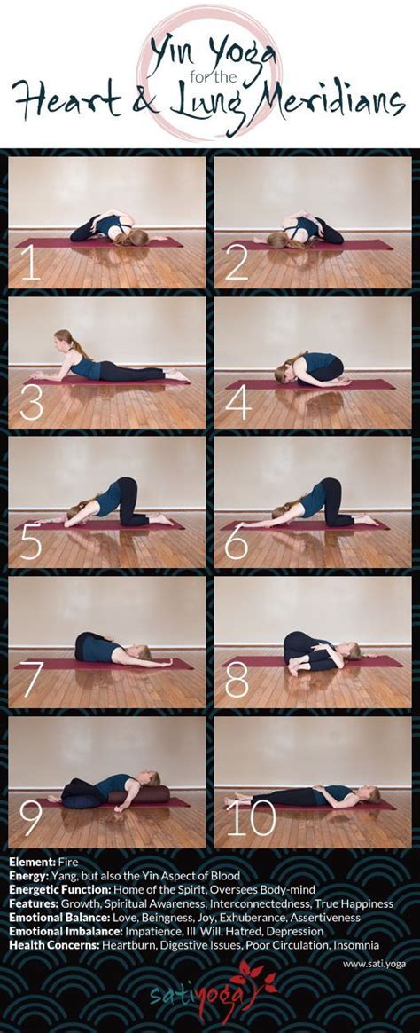 We will stimulate the lung and large intestine meridian pair through the interplay of extension and contraction along the upper torso and by exploring move slowly and carefully as the sensations intensify in the legs and lower back. Yin Yoga Sequence for the Heart & Lung Meridians, which are located in the arms and upper back ...