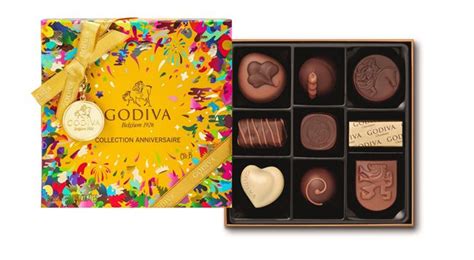 Each assortment is carefully packaged in a beautiful gift box and delivered fresh with , right to your special someone's home or office. Godiva celebrates 90 years with special Collection ...