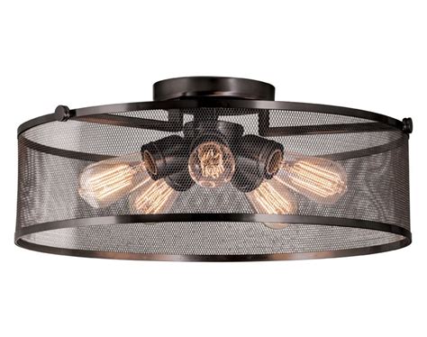 Decorative globes are designed so as not to be too bright to look at so they need a multiple globe fitting to provide higher overall output. Gastown Ceiling Semi Flush Mount features a graphite ...