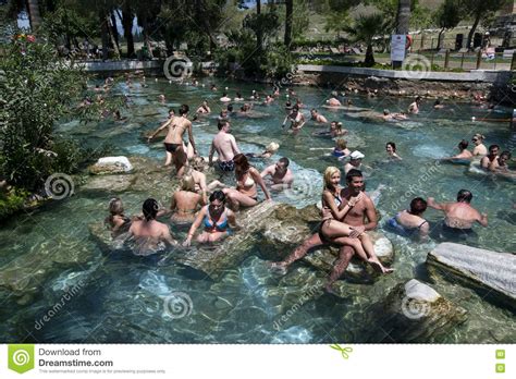 One of the more enjoyable complexes at hierapolis is the antique pool. The Antique Pool At The Ruins Of The Ancient City Of ...