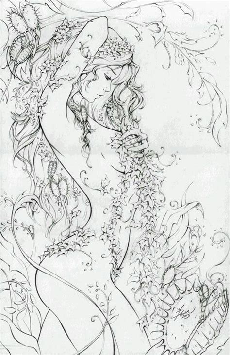 Ocean coloring pages for adults. Beautiful Girl Coloring Pages for Adults - Coloring ...