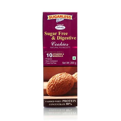Shop from the world's largest selection and best deals for sugar free biscuits & cookies. Buy Sugarless Bliss Sugar Free Digestive Cookies Natural ...