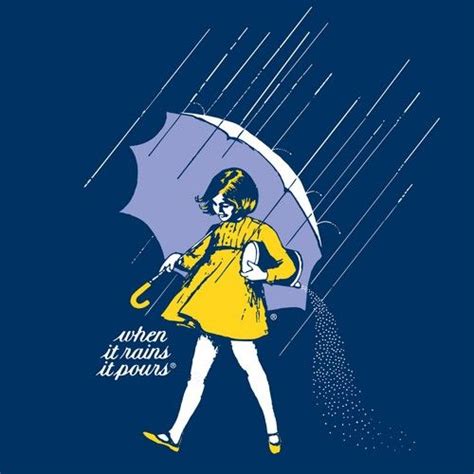 How to use when it rains, it pours in a sentence. morton salt girl : 1968 | arche : type | Pinterest | To be ...