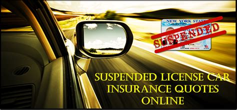 Normally, underwriters wouldn't knowingly sell a policy to someone who isn't legally permitted to operate a vehicle. How to Get Car Insurance for Suspended License Drivers ...