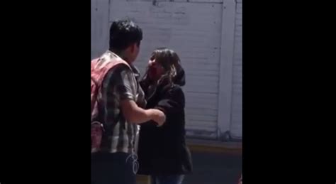 En la publicación aparece una radiografía de una guagua de 17 semanas. Filman cobarde agresión de un hombre a su novia embarazada ...