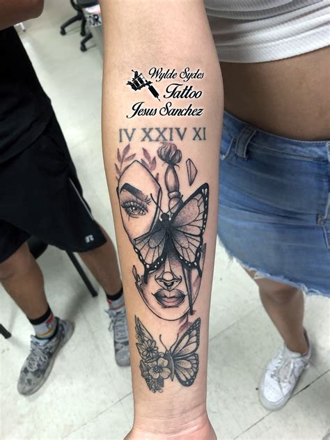 2,601 likes · 7 talking about this · 1,842 were here. Butterfly with shattered face. By: Jesus www.wyldesydestattoo.com #tattoo #tattoos # ...