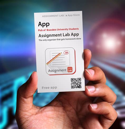 The app performs optical character recognition (ocr) on the photo to extract the information printed on the card and. Assignment Lab App with QR Code link. | Business card ...