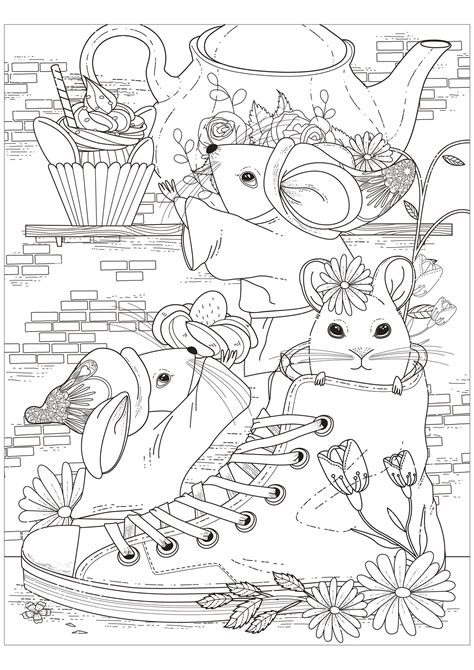 We have coloring pages for all ages, for all occasions and for all holidays. Mouse to color for children - Mouse Kids Coloring Pages