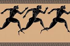 dello medicina grecia carrera velocidad atletiek greci dromos runners pixeljoint era sporten desnudos