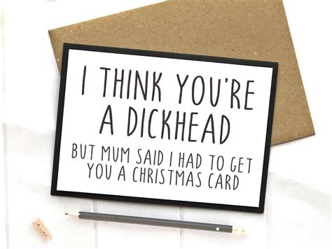Maybe you would like to learn more about one of these? Brother Christmas Card, Funny Christmas Card, Brother Gift, Christmas Gifts for Him | Birthday ...