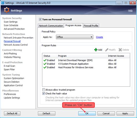 Internet download manager (idm) is a tool to increase download speeds by up to 5 times, resume and schedule downloads. How to configure AhnLab V3 Internet Security 8.0 to work with Internet Download Manager (IDM)