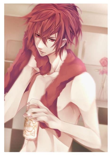 After that, he is taken by his uncle to his new home. Red haired anime guy. | Cute anime guys, Anime guys ...