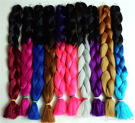 Be the first to review this product. Colorful Super X Pression Jumbo Braiding Hair Ombre ...