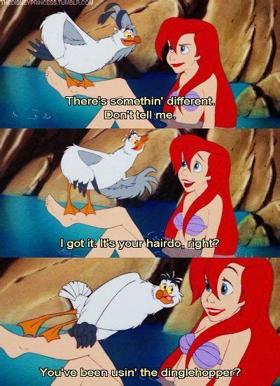 They can explain things simply and straight to the point. I've totally been using the dinglehopper! | Disney fun, The little mermaid, Disney girls