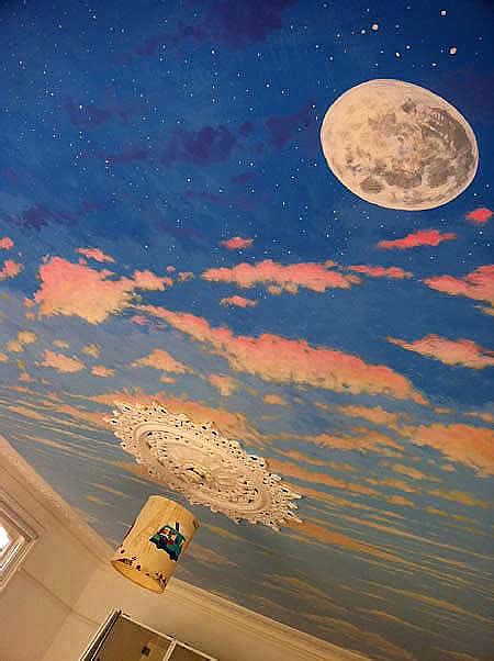 Another way is using the star ceiling kit that is based on fiber optic and actually is a great night light. Night Sky Ceiling Paint Beautiful In ... (With images ...