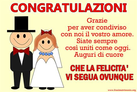 Le frasi di auguri per amici speciali. Immagine Frasi Matrimonio da dedicare: Biglietto Congratulazioni per il Matrimonio da dedicare e ...