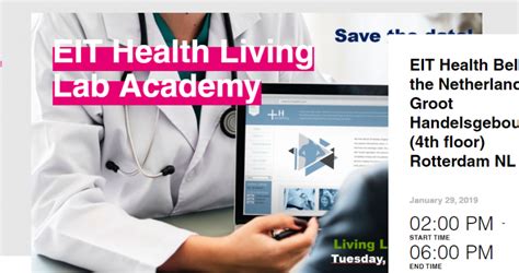 EIT Health Living Lab Academy - Rotterdam eHealth Agenda