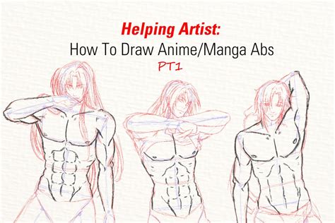 Standard printable step by step. Helping Artist: How To Draw Anime/Manga Abs (Pt1) - YouTube