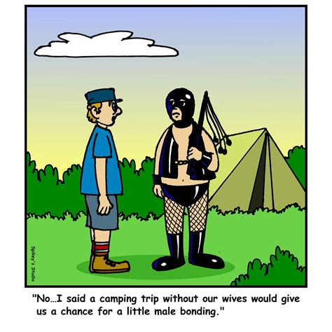 You can use these free cliparts for your documents, web sites, art projects or presentations. Camping Cartoon | Raymond Betancourt | Flickr