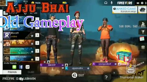 Ajju bhai face reveal _ total gaming real face reveal _ real face ajju bhai garena free fire _. Total Gaming Ajju Bhai Old Gameplay | Free Fire | - YouTube