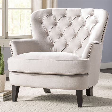 These types of chairs bring a sophisticated look to a living room.different types of chairs are being used in the living room. Parmelee Club Chair in 2020 | Accent chairs for living ...