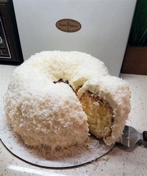 Where does he want to go? Doan's Bakery in Woodland Hills Moist, Luxuriously Decadent, "Tom Cruise" Coconut Cake. Wow ...