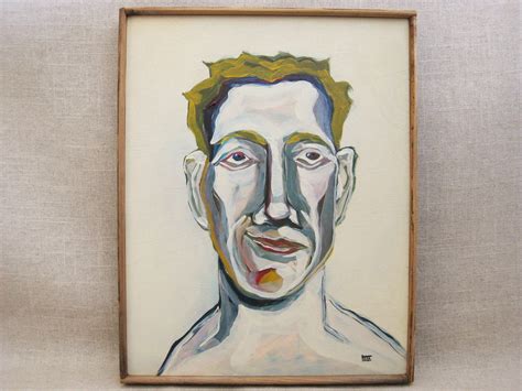 Male Portrait Painting Original Fine Art on Wooden Panel | Etsy | Original fine art, Original ...