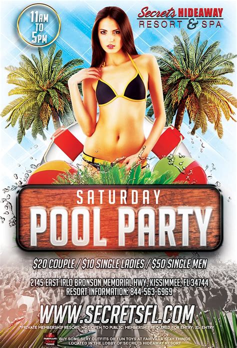 Events - Saturday Pool Party 11am-5pm Orlando, Florida ...