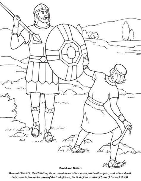 Now you are ready to create the story! Free Printable Coloring Pages David And Goliath - Coloring ...