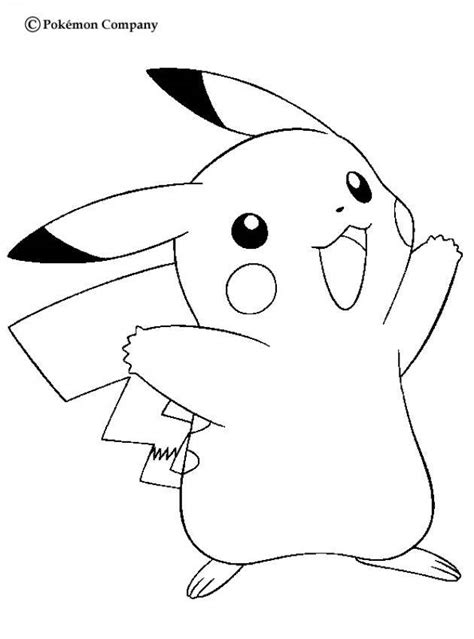 Print pokemon coloring pages for free and color our pokemon coloring! Free printable Pokemon Pikachu coloring pages