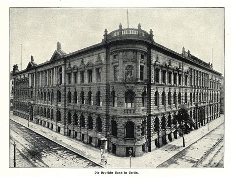 Deutsche zentral genossenschaftsbank (dz bank, eng: Berlin, Headquarter / Zentrale - 1906 | Berlin geschichte ...