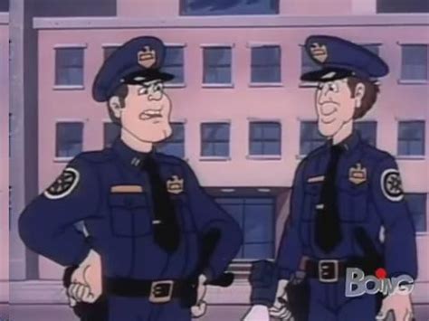 Oggi, dopo una serie di avvenimenti narrativamente complessi, sono andata dalla polizia che mi aveva lasciato una letterina mal compilata nella cassetta della posta. I nemici di Scuola di polizia (la serie animata): Scuola ...