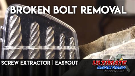 This is where the broken bolt extractor from brokenbolt.com comes in. Screw extractor | easyout | broken bolt removal - YouTube