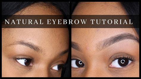 Use a pencil color that is as close to or. NATURAL EYEBROW TUTORIAL | LAMIK BROW POWDER! - YouTube