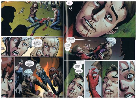 Nov 17, 2020 · turns out, the radioactive spider bite which gave peter his amazing powers also corrupted his bodily fluids with poisonous radiation. The death of Ultimate Peter Parker was the most well-done ...
