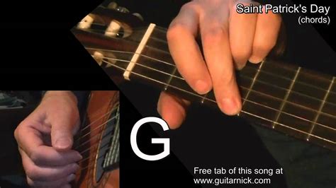 He couldn't afford plane fare. Saint Patrick's Day (chords) Guitar lesson! learn to play Irish Jig on acoustic guitar - YouTube