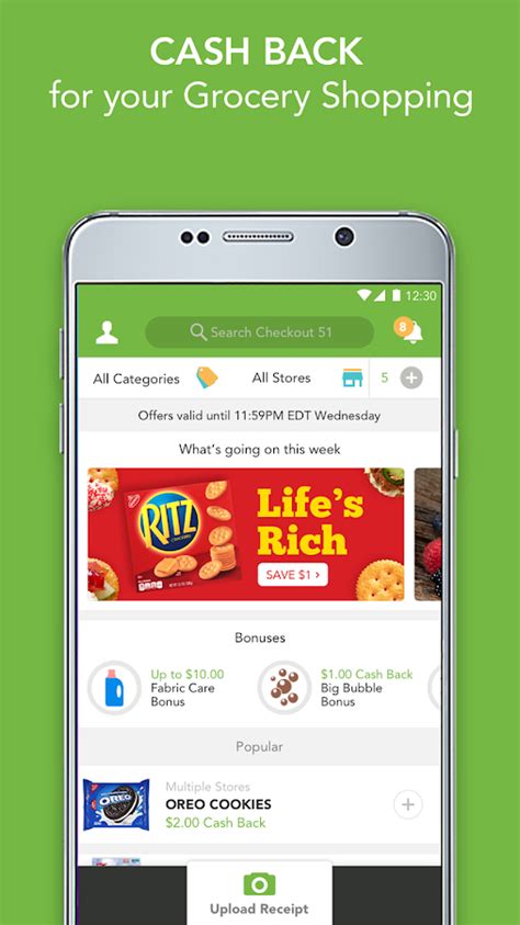 Checkout 51 is definitely a must try rebate app. Checkout 51: Grocery coupons - Android Apps on Google Play