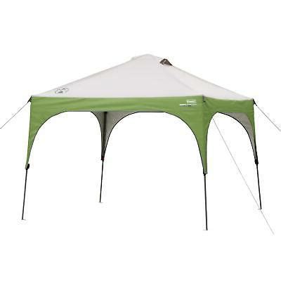 The coleman 10' x 10' straight leg instant canopy gazebo is ideal for outdoor picnics and parties in the park coleman 10' x 10' straight leg instant canopy/gazebo: Coleman 10x10 Instant Canopy Sun Shade Tent